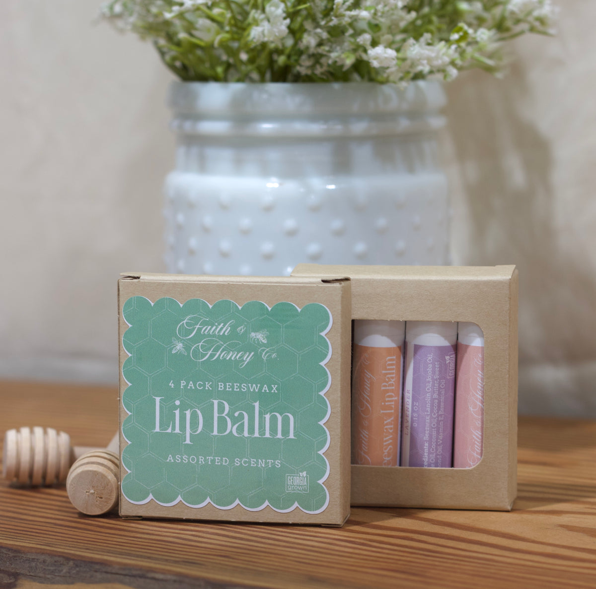 Assorted 4 Pack Lip Balm