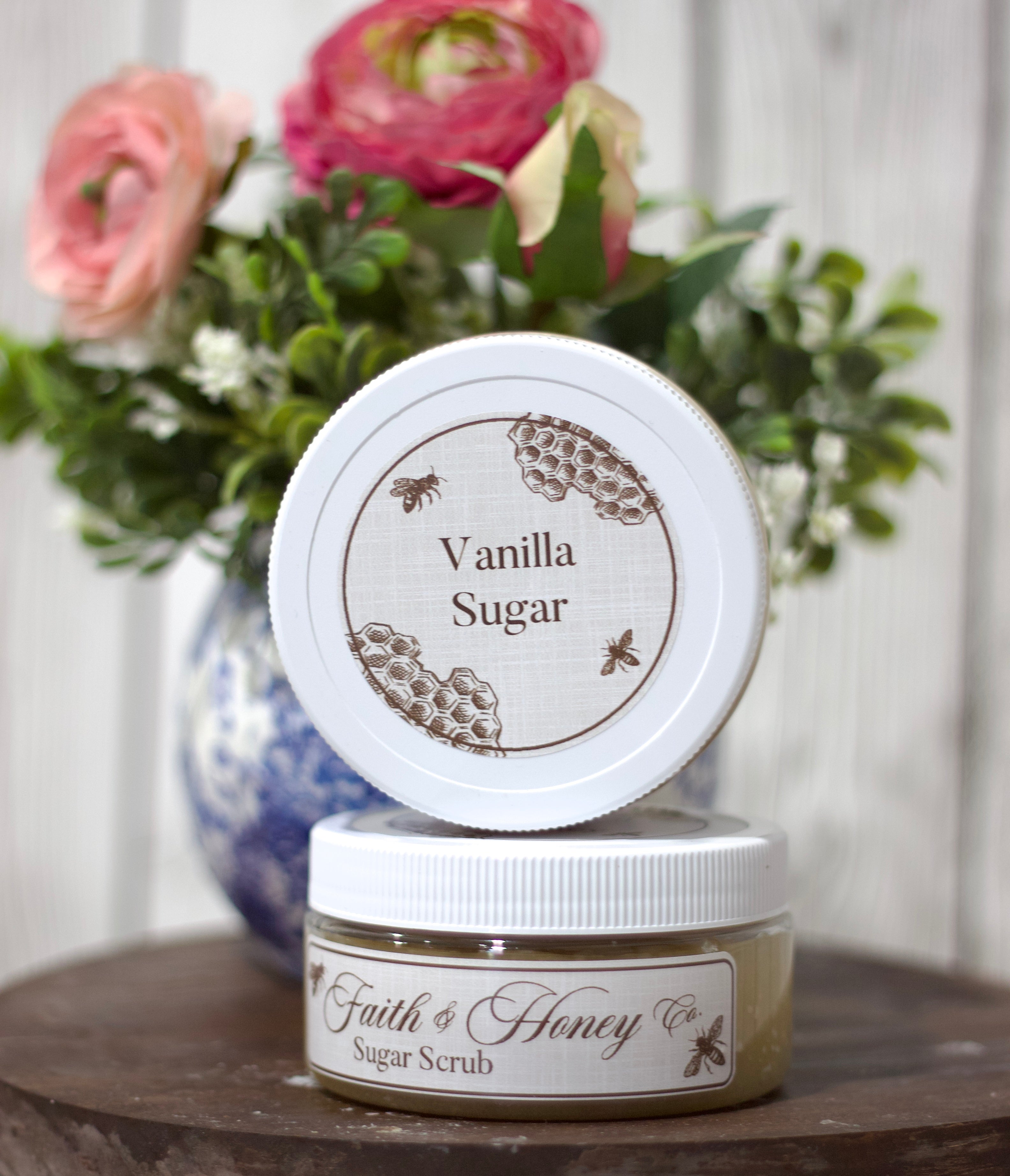 Vanilla Sugar Honey Sugar Scrub