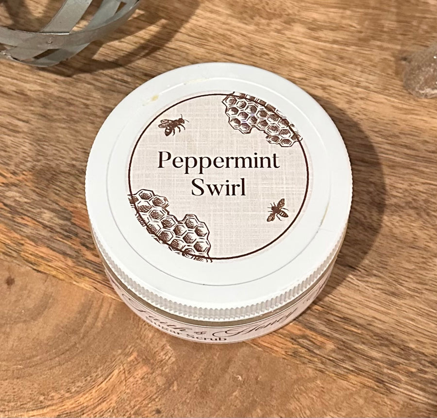 Peppermint Swirl Sugar Scrub